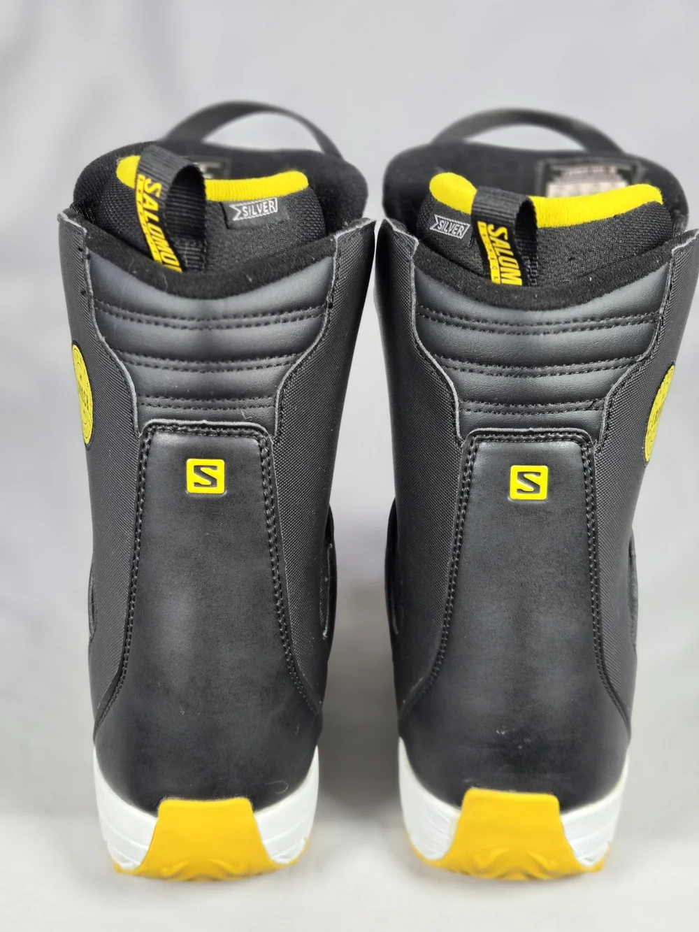 Salomon Kids Launch BOA Jr Snowboard Boots Black Yellow Size 13K